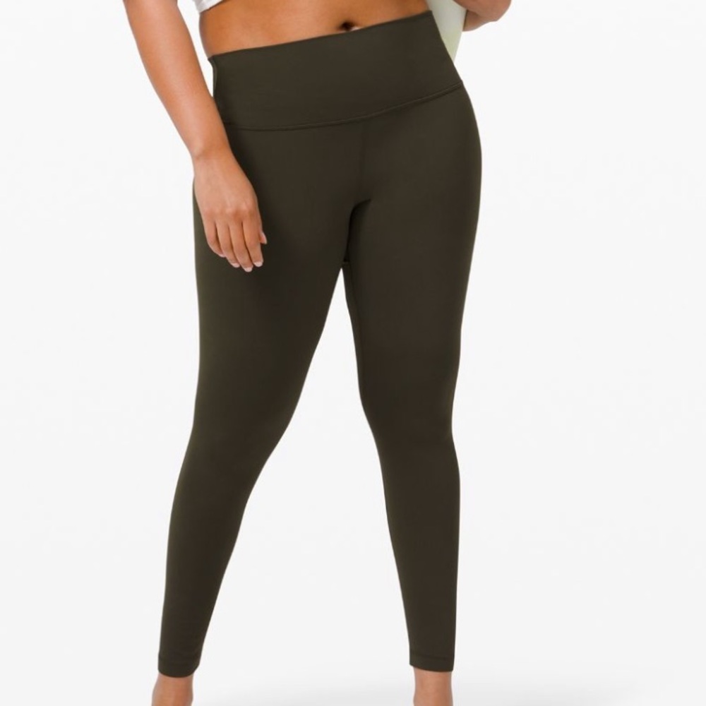 Lululemon align 7/8 leggings (dark olive)